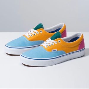 Vans Era Multi/Bright Women Shoes Size 6.5 Rainbow